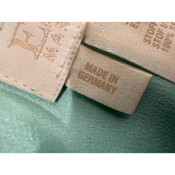 Vintage 80s Escada Womens Vest Silk Size 34 Elephant Print Margaretha Blue Black - Picture 12 of 13